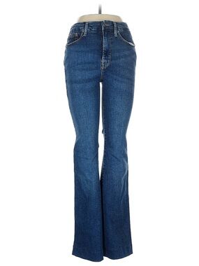 Good American Good Legs dark wash boot cut Flare Jeans size 8/29 Blue 004 EUC